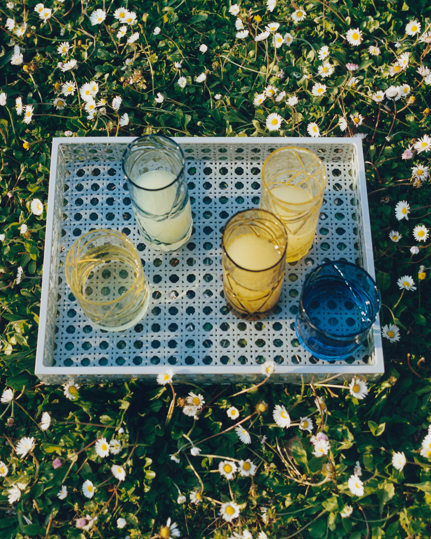 Water Glass Cannage, Blue | DIOR GB