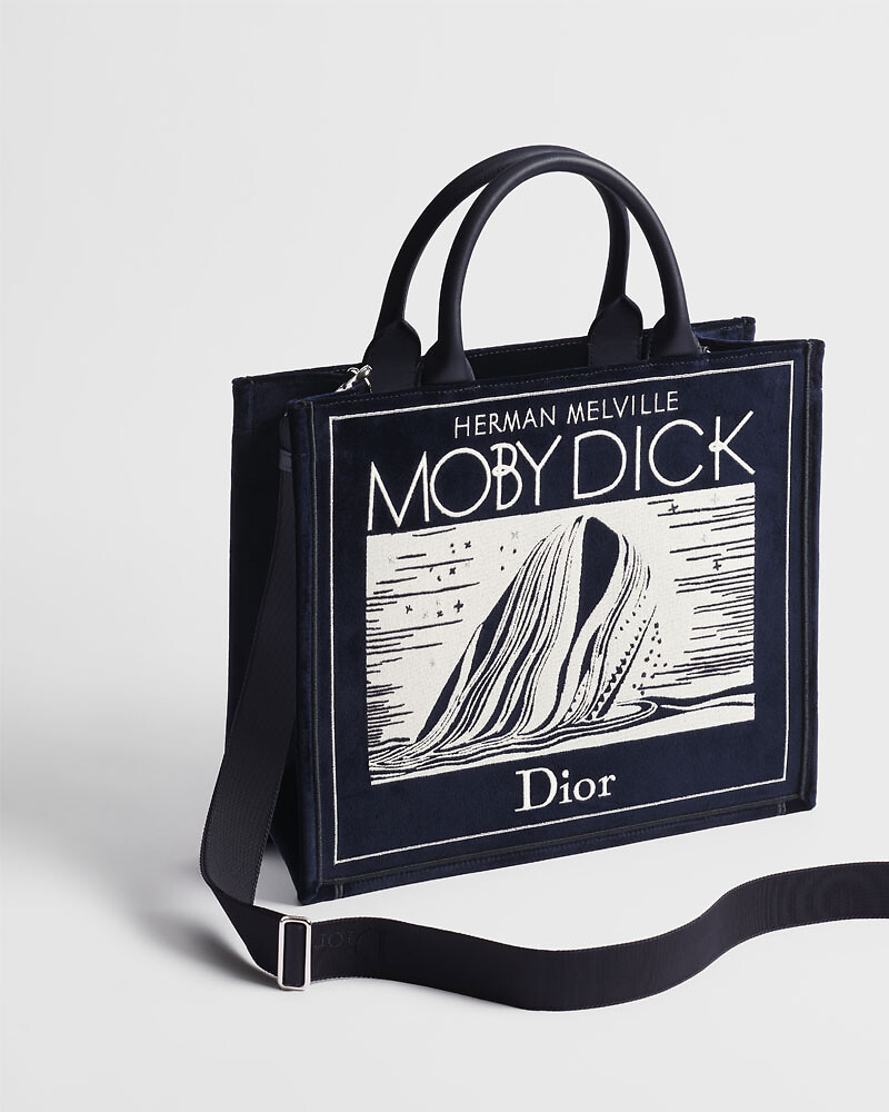 Large Dior Book Tote Black Dior Oblique Embossed Calfskin (42 x 35