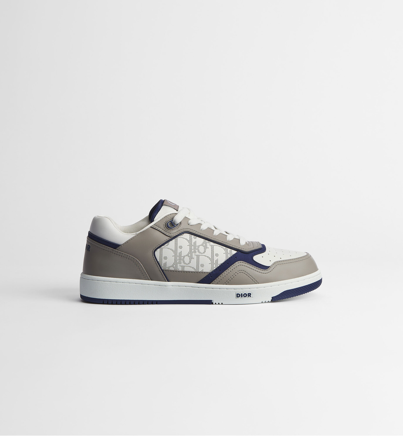 Dior Chrono Sneaker White Mesh with Silver-Tone and White
